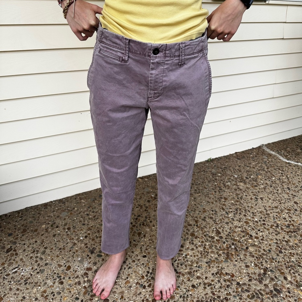 Lavender Straight Leg Pants